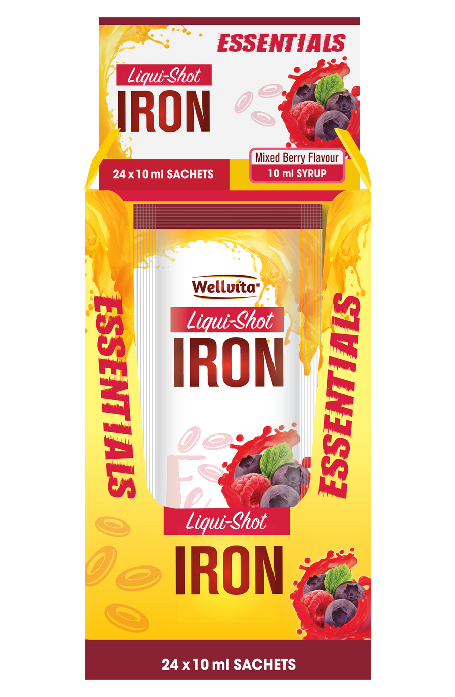 Wellvita Iron Liqui-Shot 10ml (sachets)