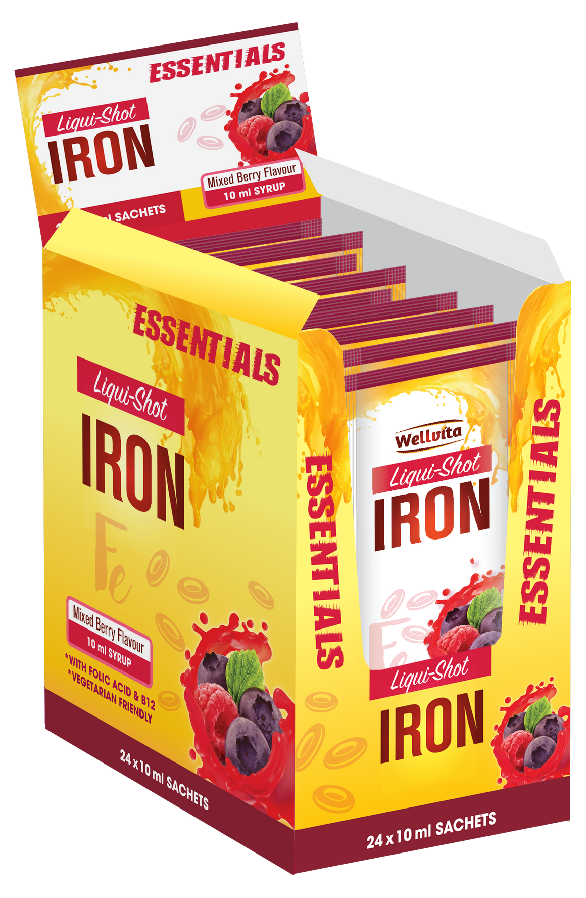 Wellvita Iron Liqui-Shot 10ml (sachets)