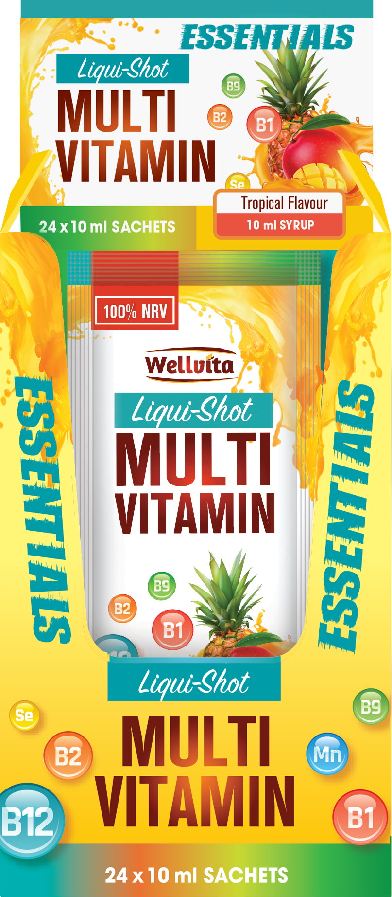 Wellvita Multivitamin Liqui-Shot 10ml (sachets)