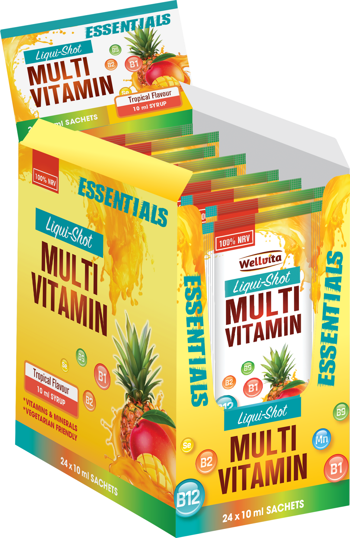 Wellvita Multivitamin Liqui-Shot 10ml (sachets)