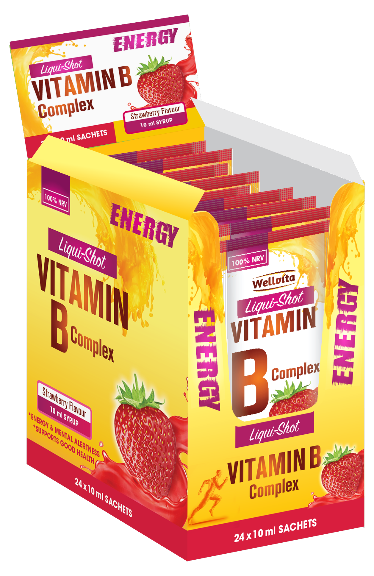 Wellvita Vitamin B Co Liqui-Shot 10ml (sachets)
