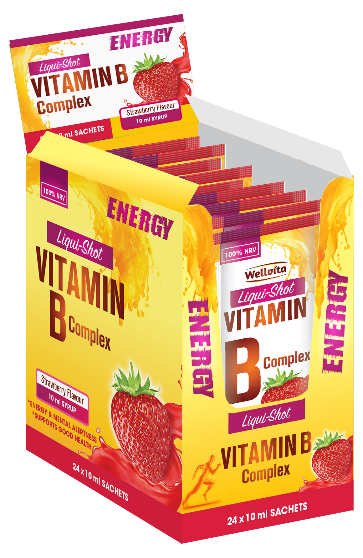 Wellvita Vitamin B Co Liqui-Shot 10ml (sachets)