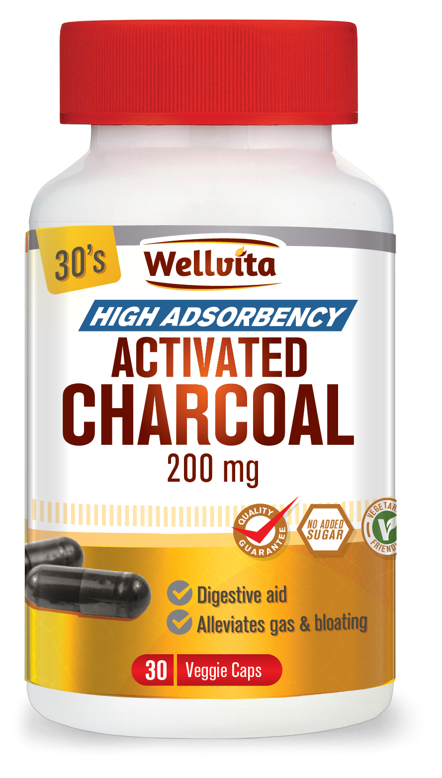 Wellvita Activated Charcoal Capsules