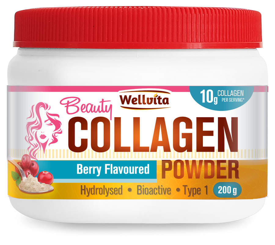 Wellvita Collagen Powder (Berry Flavour)