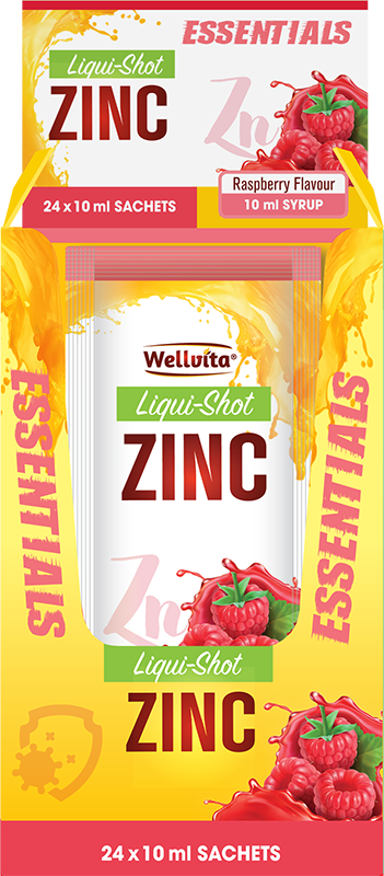Zinc liqui-shot sachets-Buy Online in South Africa - Wellvita