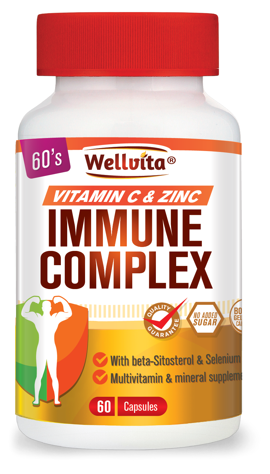 Wellvita Immune Complex with Vitamin C & Zinc