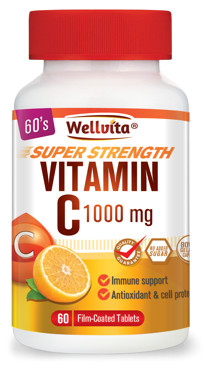 Wellvita Vitamin C 1000mg Tablets