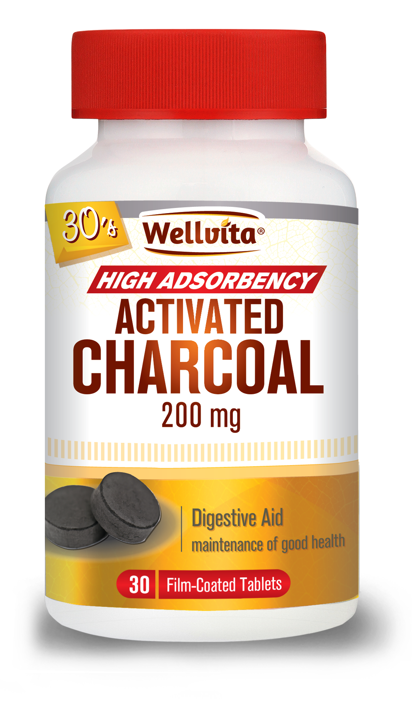 Activated Charcoal TabletsBuy Online in South Africa Wellvita
