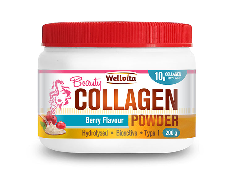 Wellvita Collagen Powder (Berry Flavour)