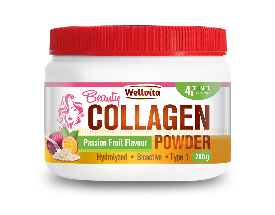 Wellvita Collagen Powder (Passion Fruit Flavour)