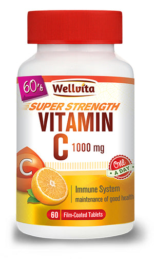 Wellvita Vitamin C 1000mg Tablets