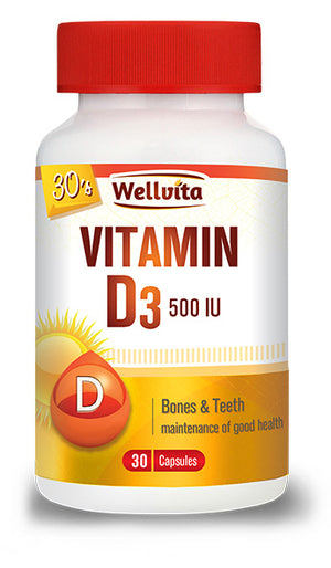 Wellvita Vitamin D3 500IU