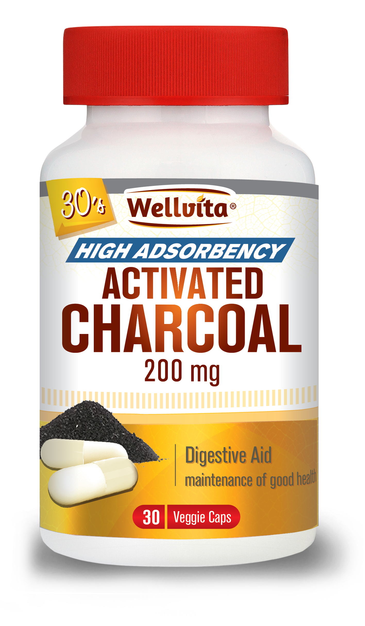 Activated Charcoal TabletsBuy Online in South Africa Wellvita